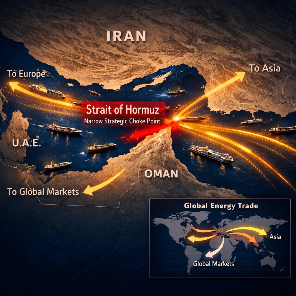توضیح اهمیت راهبردی تنگه هرمز در تجارت جهانی انرژی