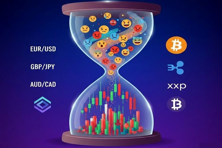 سرعت انتقال احساسات در فارکس بیشتر است یا کریپتو؟ کالبدشکافی رفتار بازارها در لحظات هیجانی